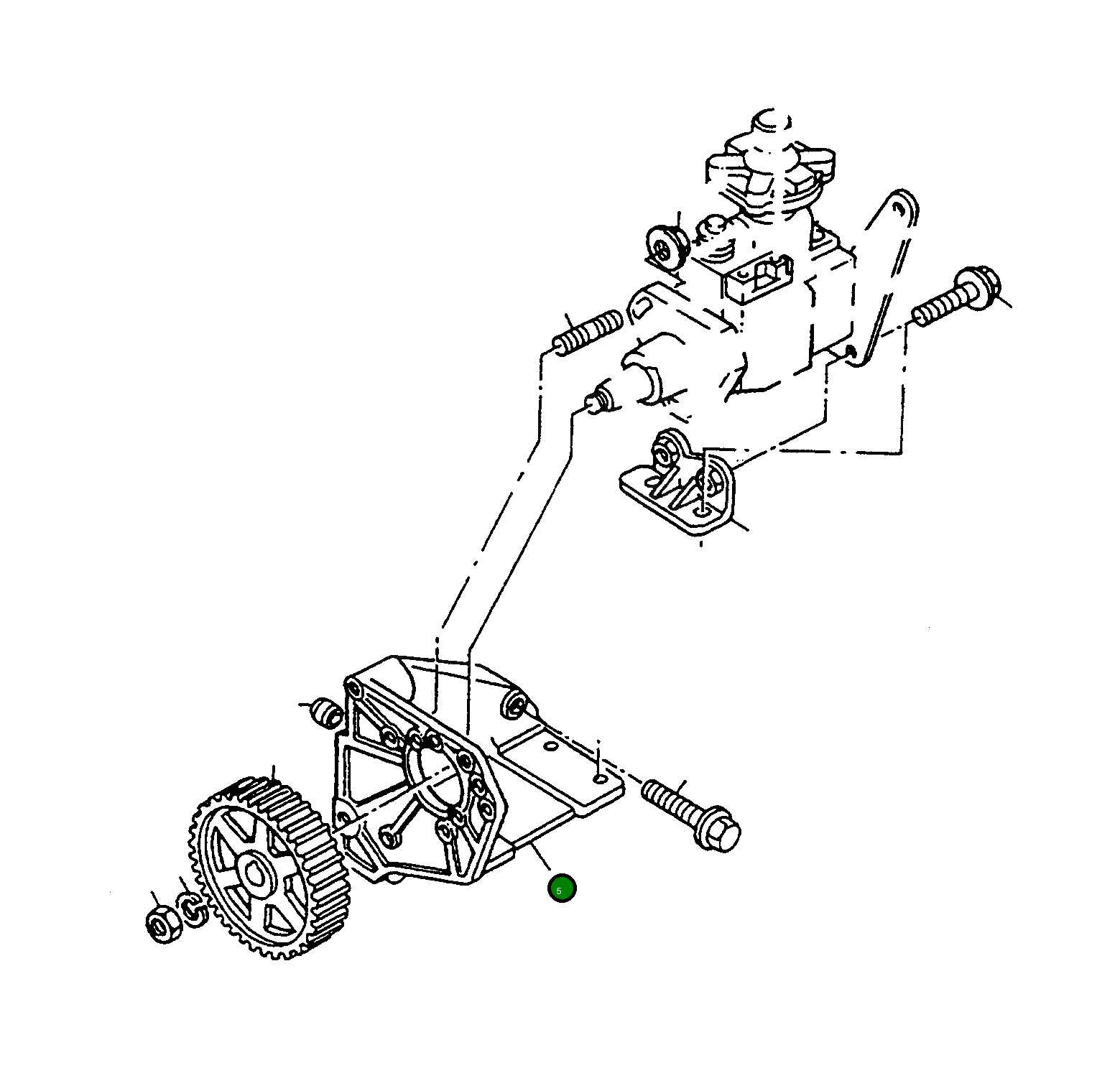 Кронштейн 4918151M91 Komatsu