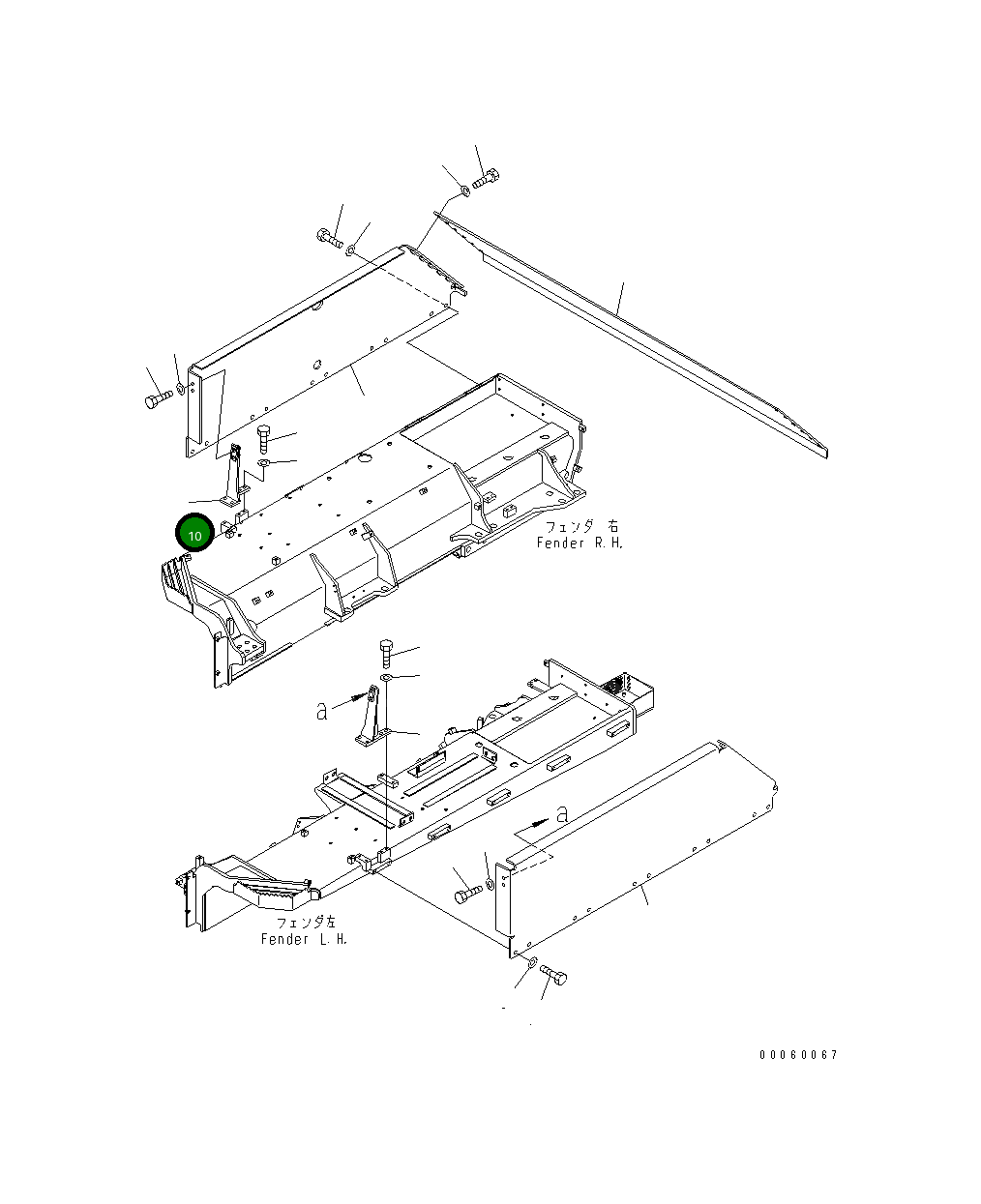 Кронштейн 17A-54-49270 Komatsu
