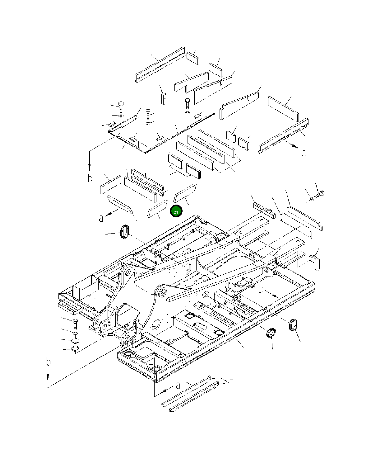 Лист 208-46-75660 Komatsu
