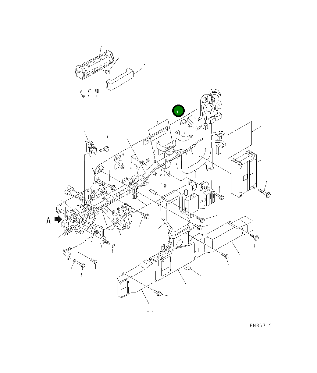 Основание в сборе 21P-06-K2102 Komatsu