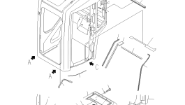 Кронштейн 20U-54-44673 Komatsu