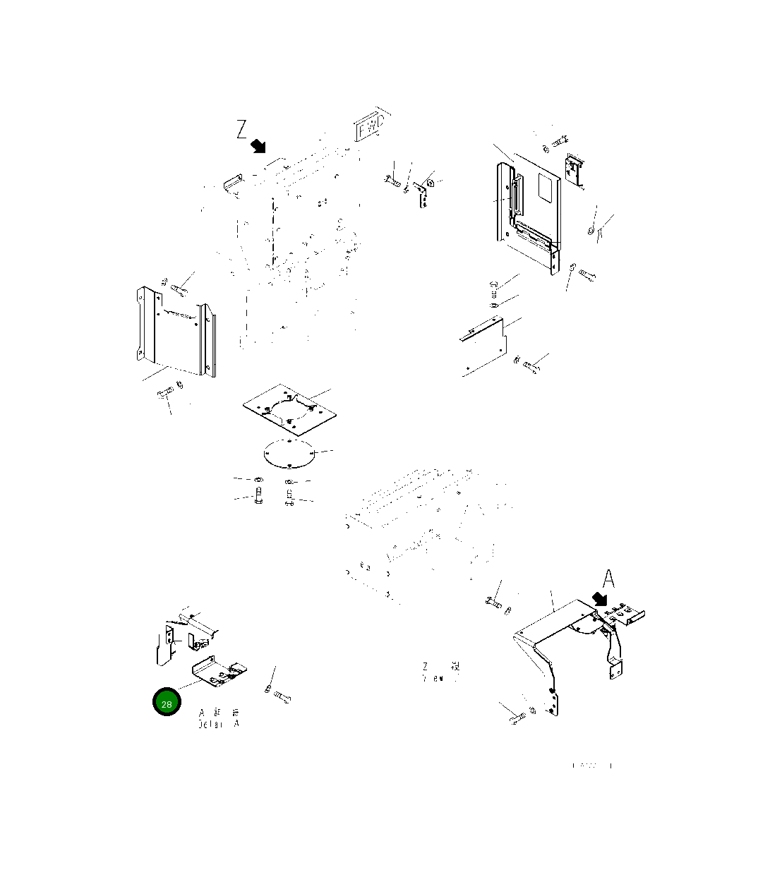 Кронштейн 419-02-62520 Komatsu