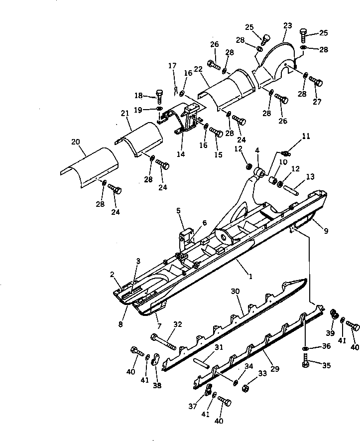 Кронштейн 12F-30-41460 Komatsu
