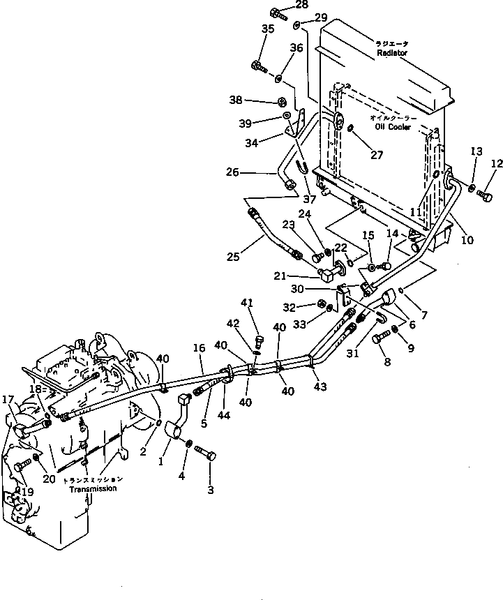 Трубка 425-16-11530 Komatsu