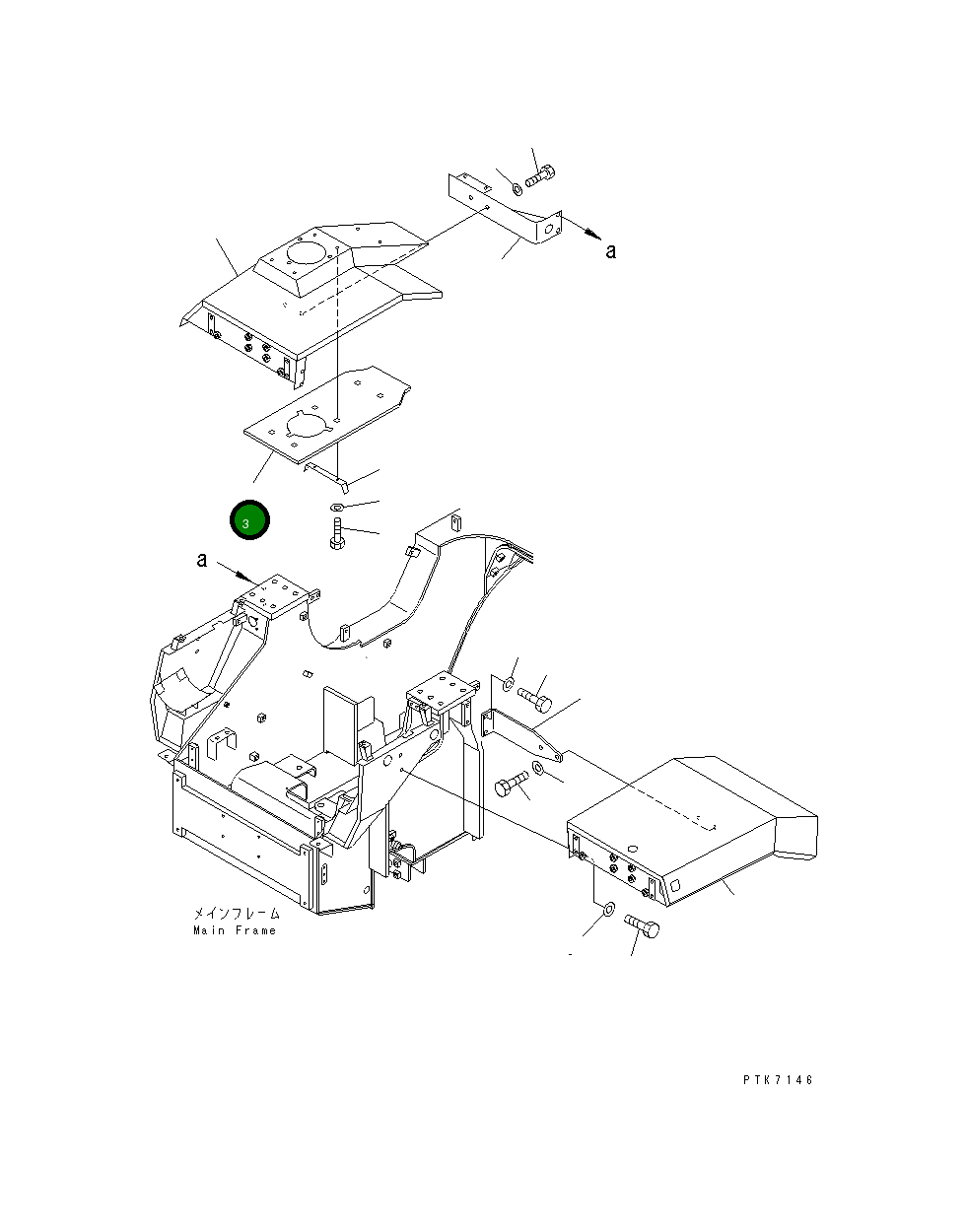 Лист 21J-54-17420 Komatsu