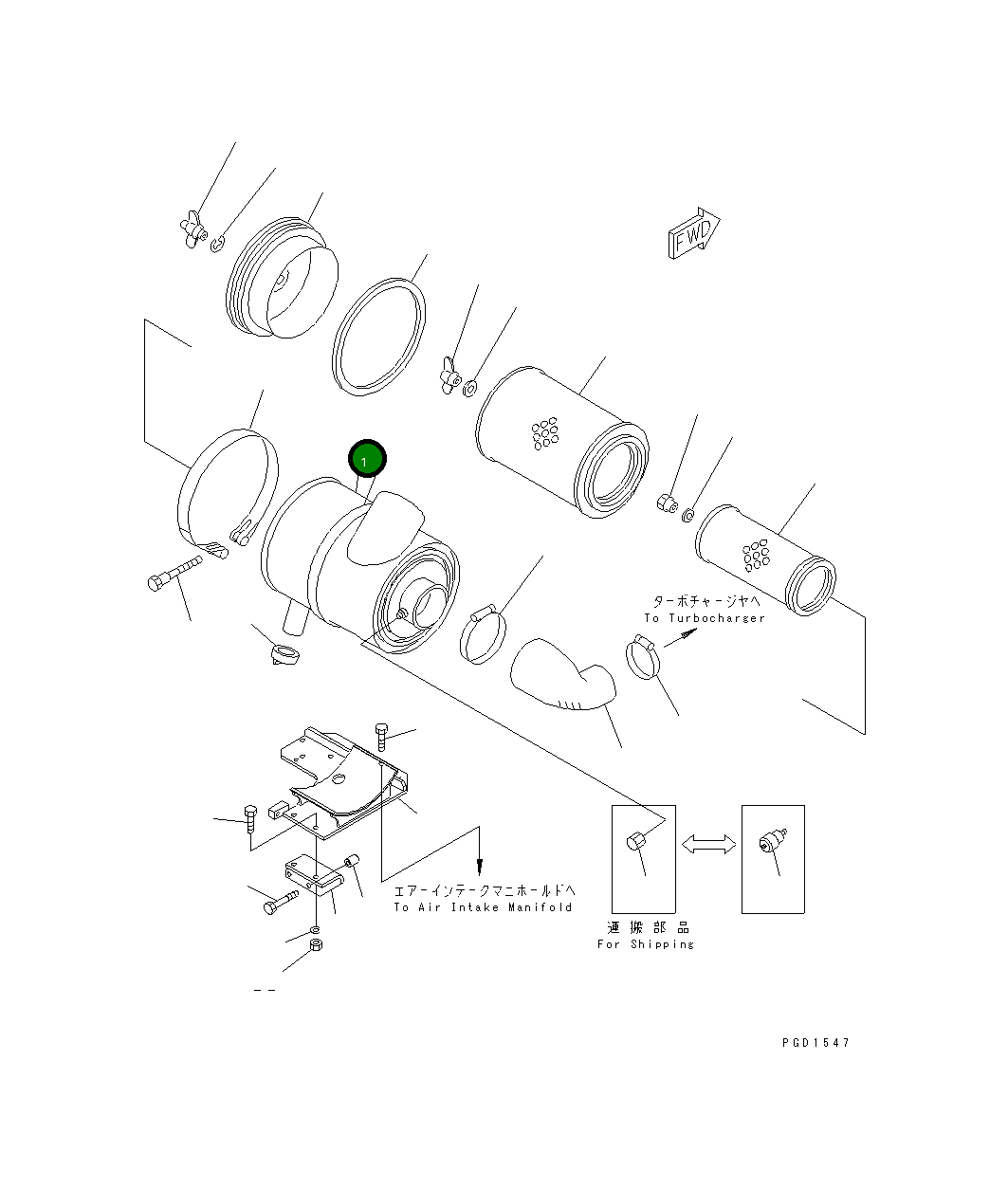 Корпус 516-02-12310 Komatsu