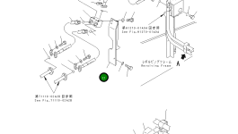 Кронштейн 203-966-6871 Komatsu