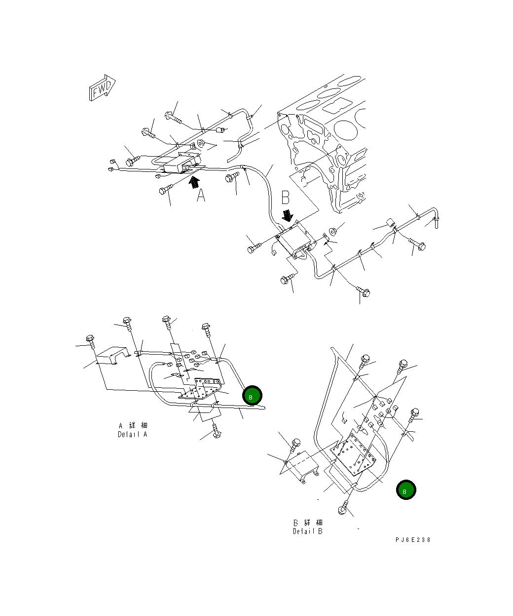 Кронштейн 6215-81-6440 Komatsu