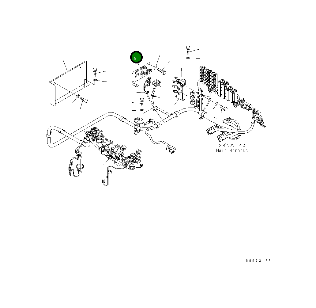 Кронштейн 561-86-85420 Komatsu