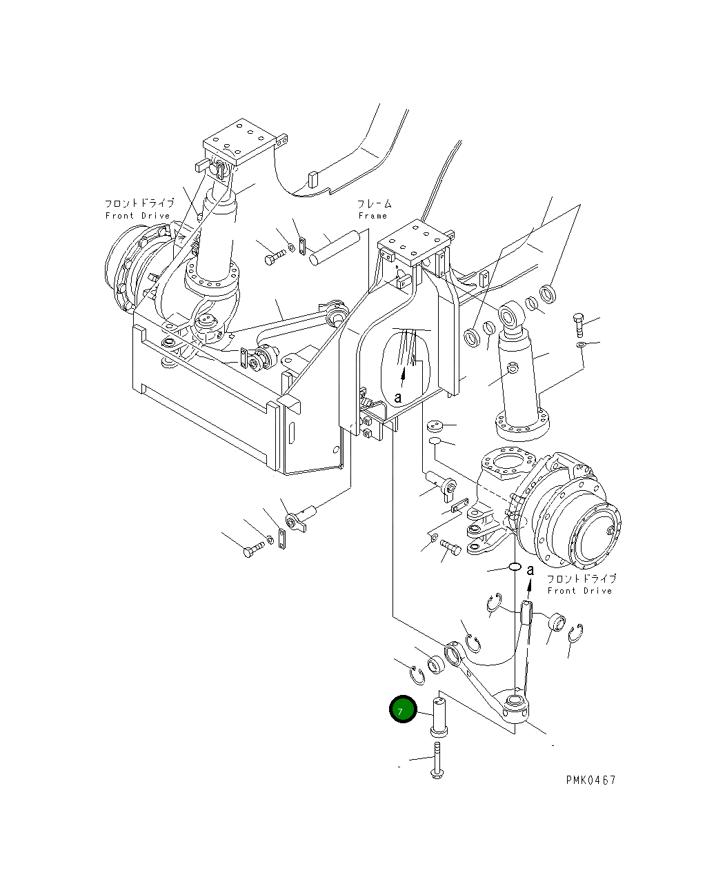 Палец 21J-40-11130 Komatsu