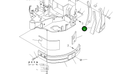 Лист 22L-54-11320 Komatsu