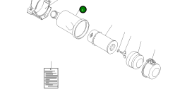 Корпус YM119325-12600 Komatsu