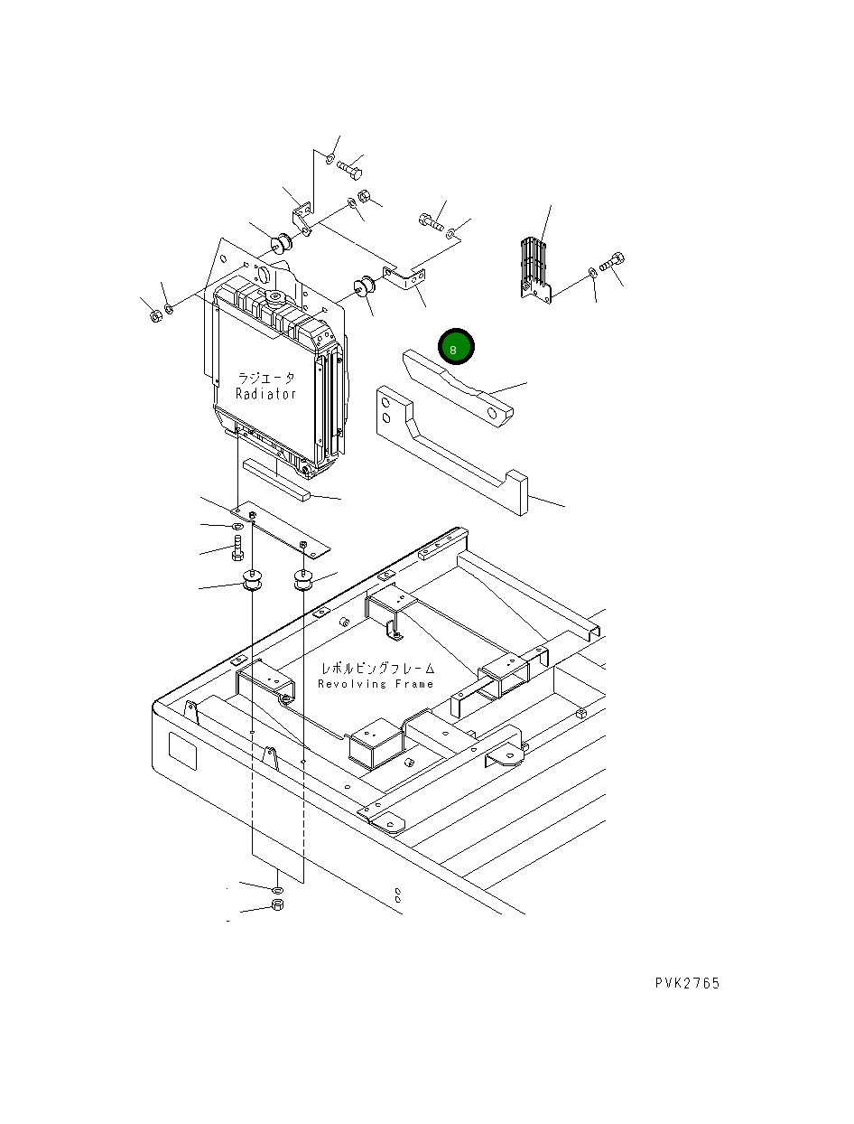 Кронштейн 10S-03-21172 Komatsu