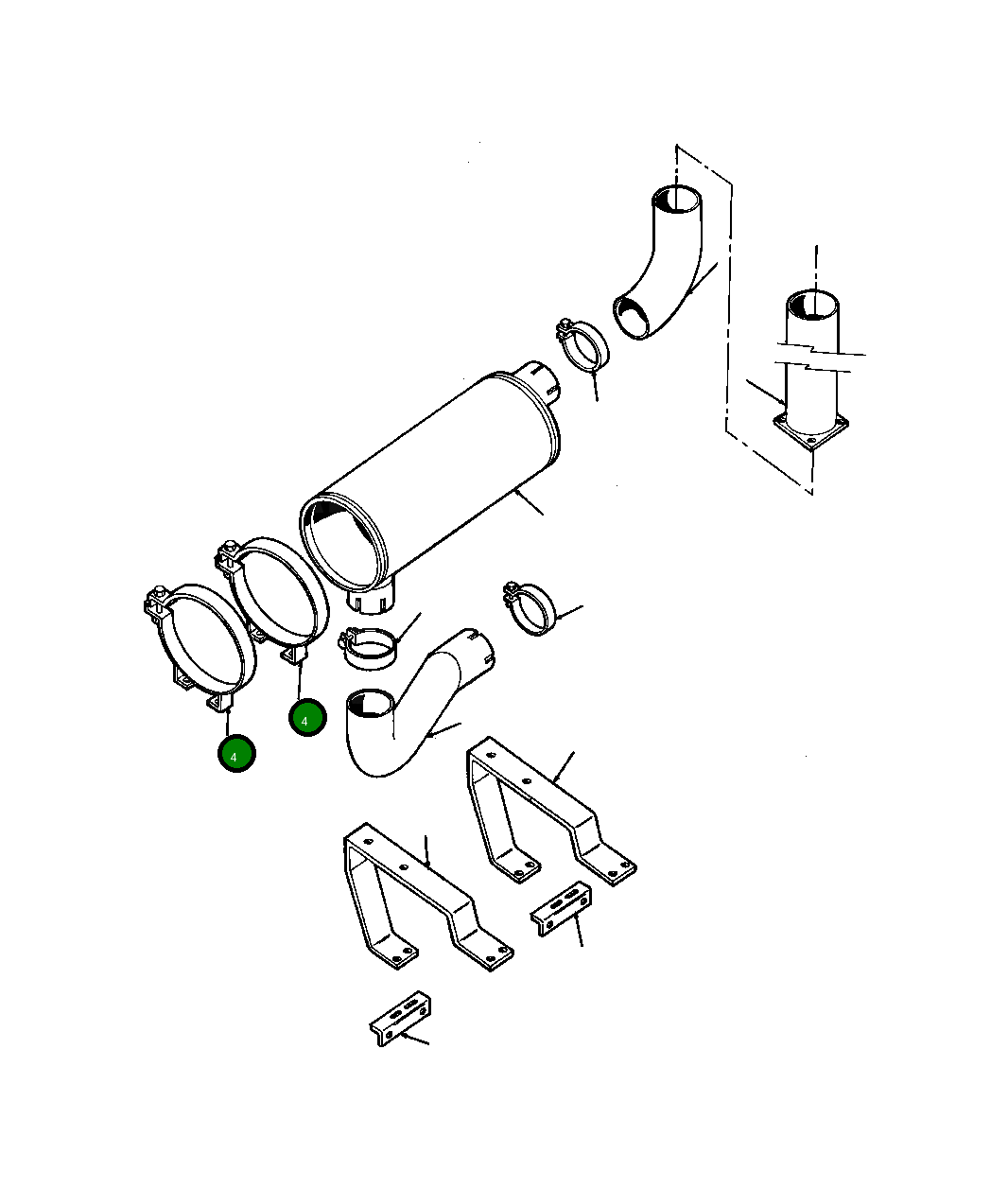 Лента 1243 334 H1 Komatsu