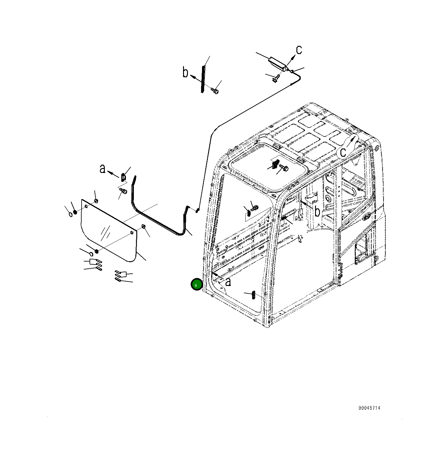 Отделка 2085311860 Komatsu