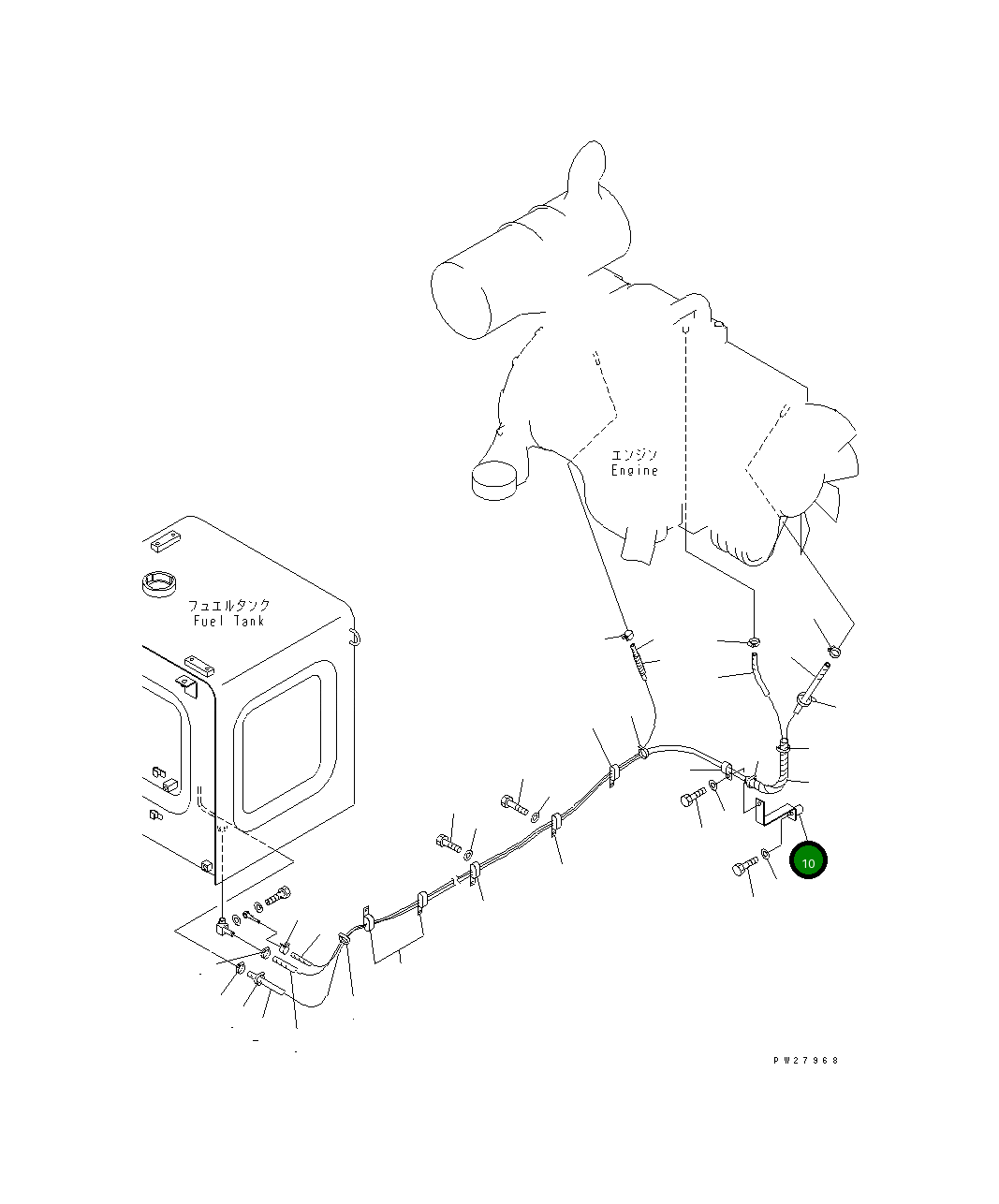 Кронштейн 20Y-06-31180 Komatsu