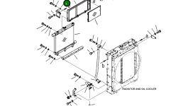 Кронштейн 208-03-41350 Komatsu