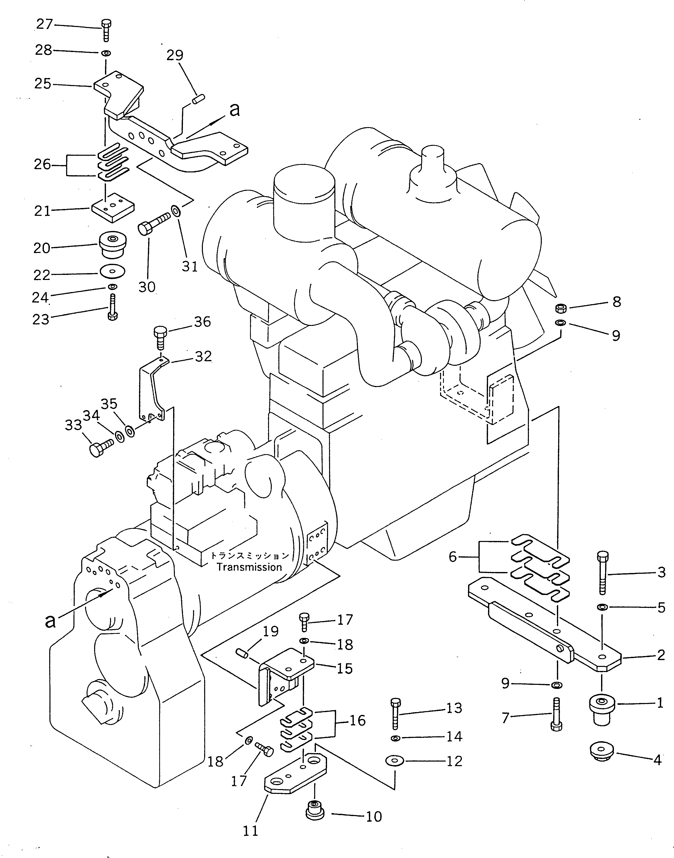 Кронштейн 235-01-11210 Komatsu