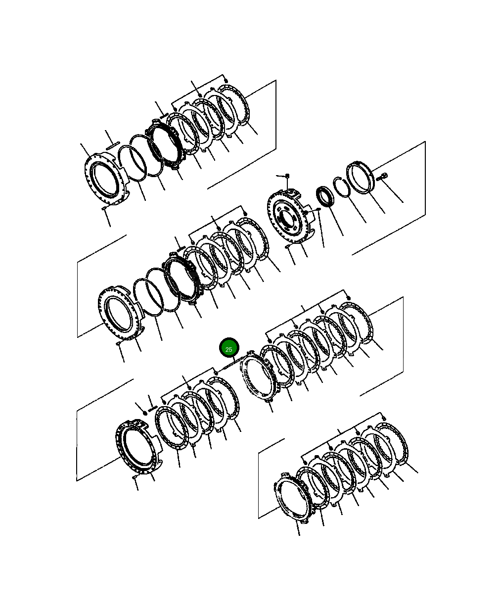 Палец 232-25-11270 Komatsu