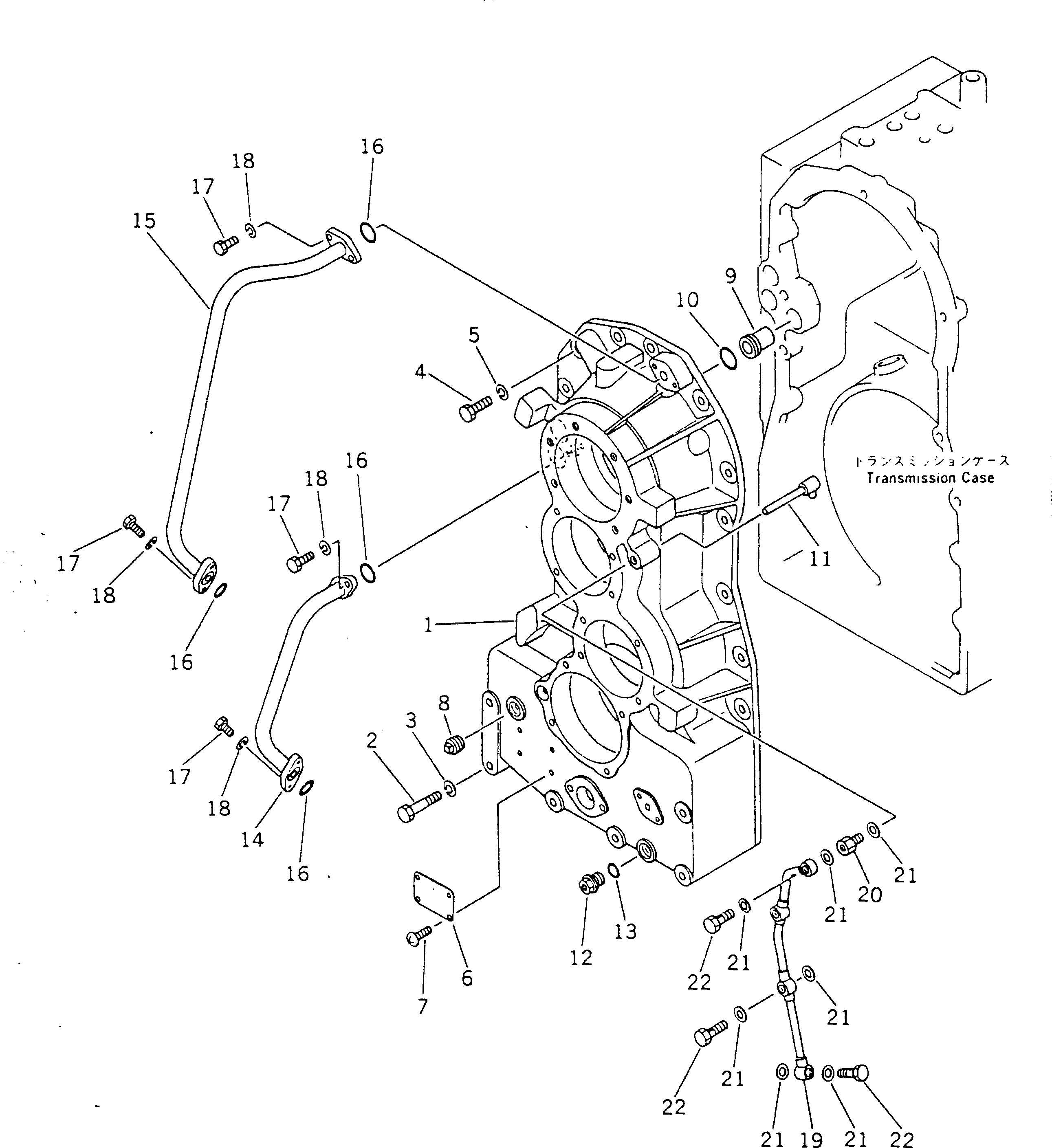 Корпус 238-15-13110 Komatsu