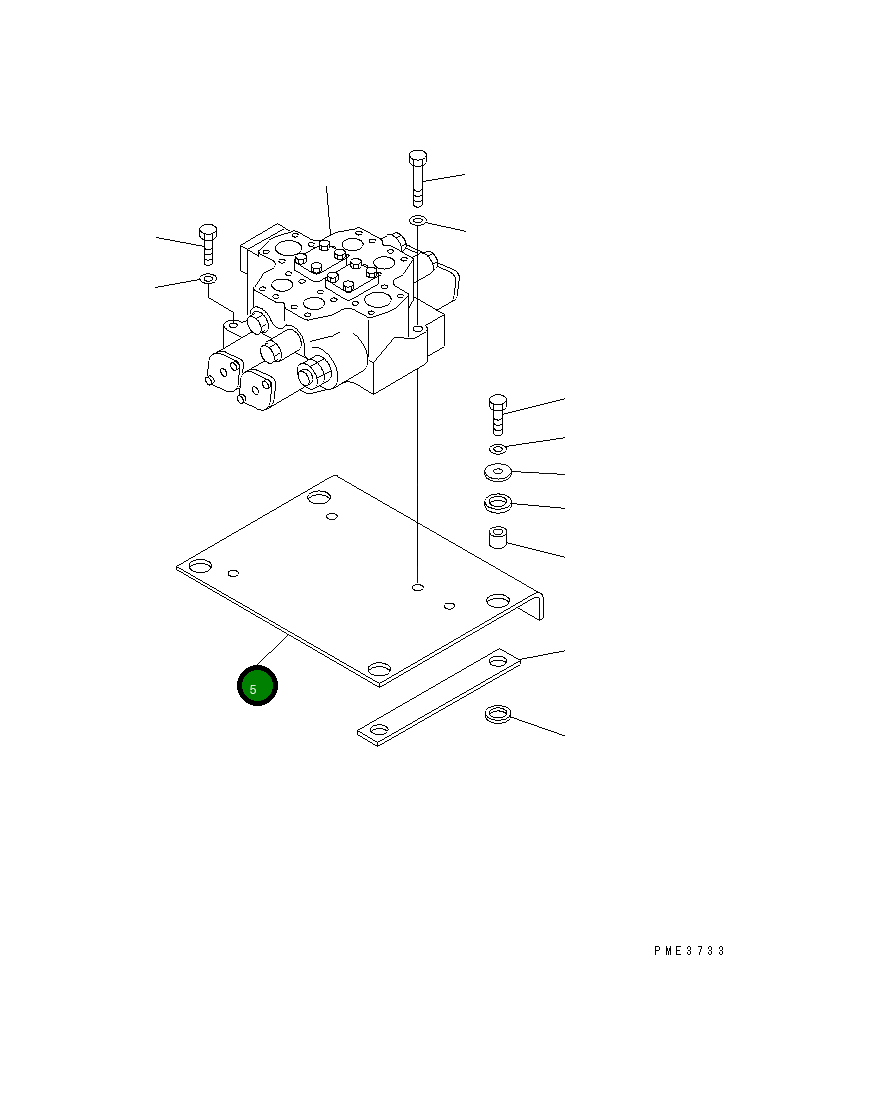 Кронштейн 425-64-23111 Komatsu