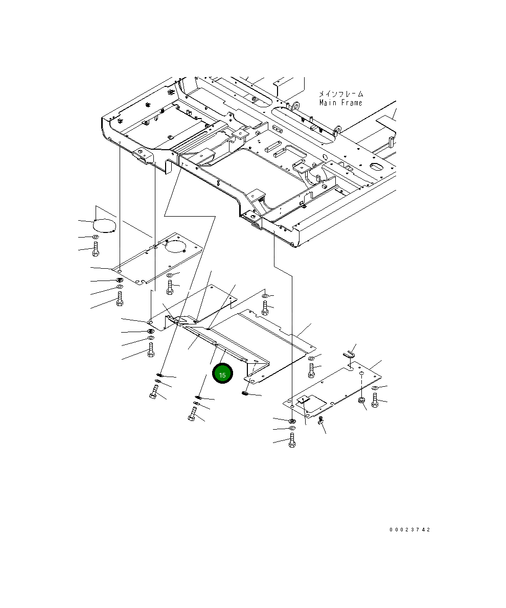 Лист 8260-54-1C10 Komatsu
