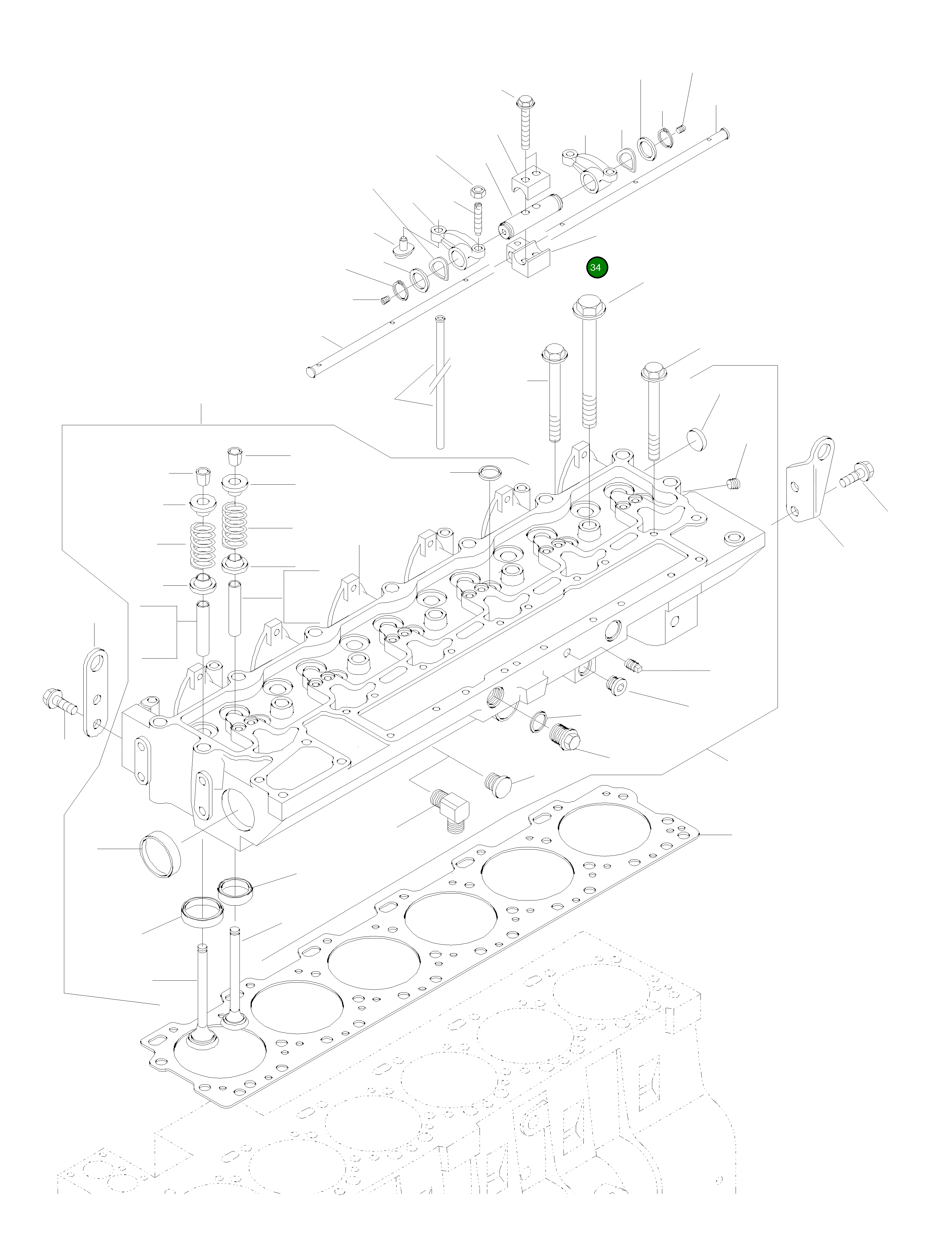 Кронштейн CU3905870 Komatsu
