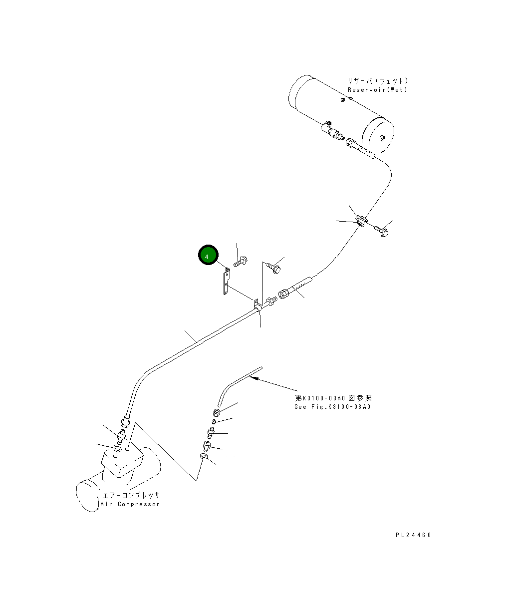 Кронштейн 567-35-71140 Komatsu