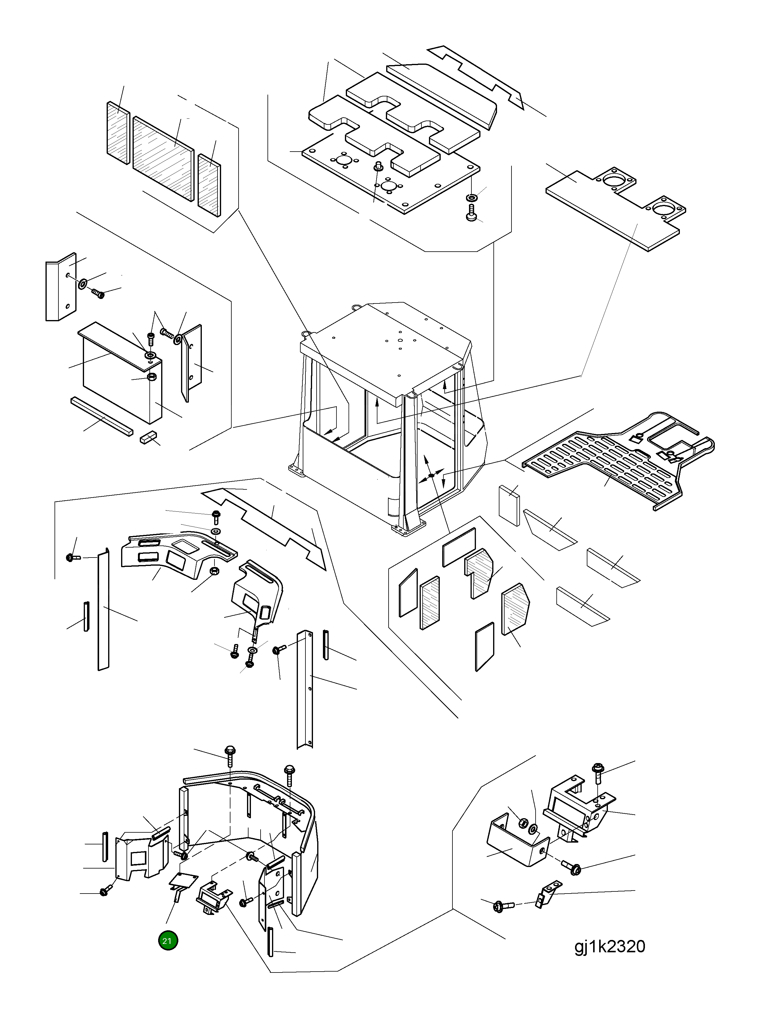 Кронштейн 425-56-H0P45 Komatsu