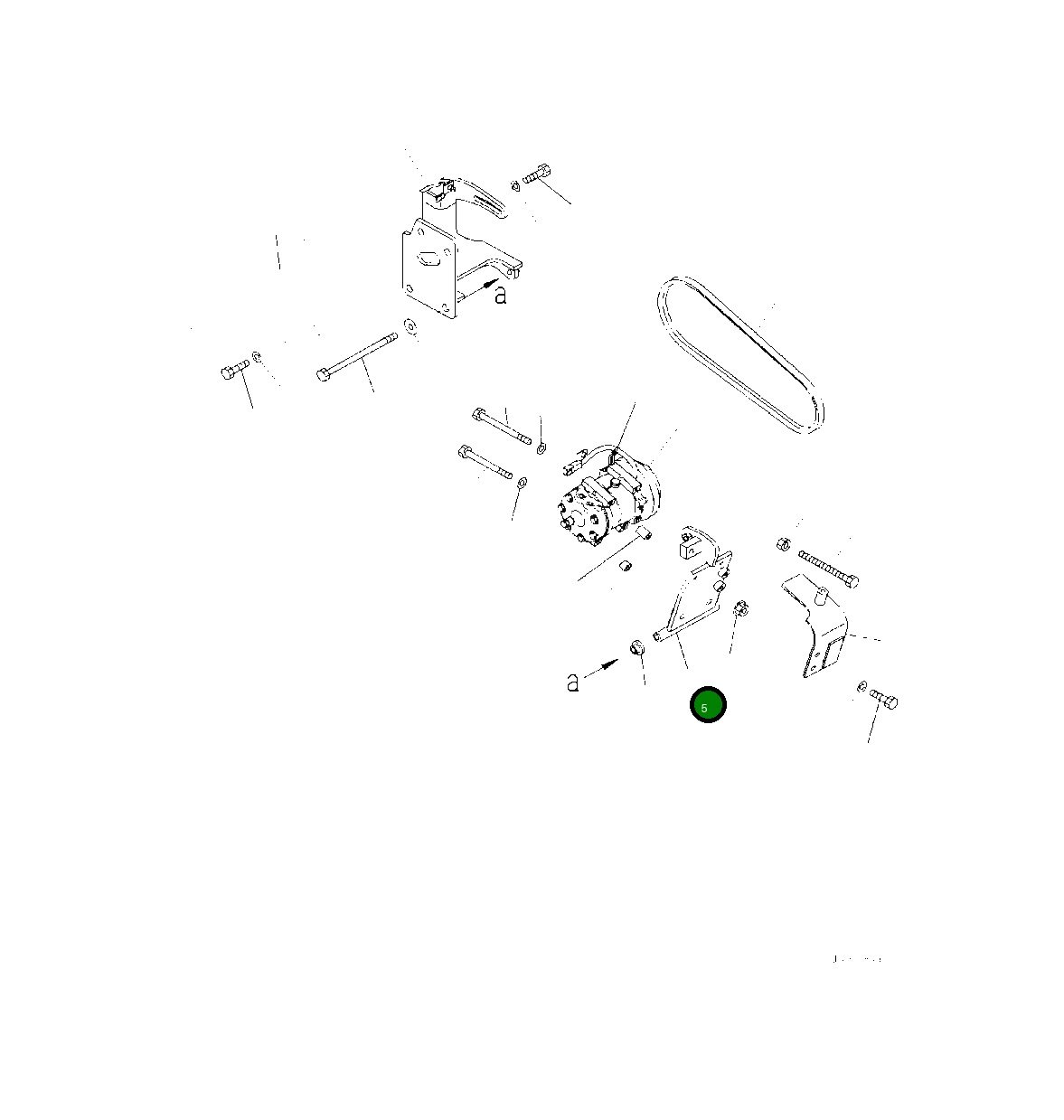 Кронштейн 423-S62-6821 Komatsu