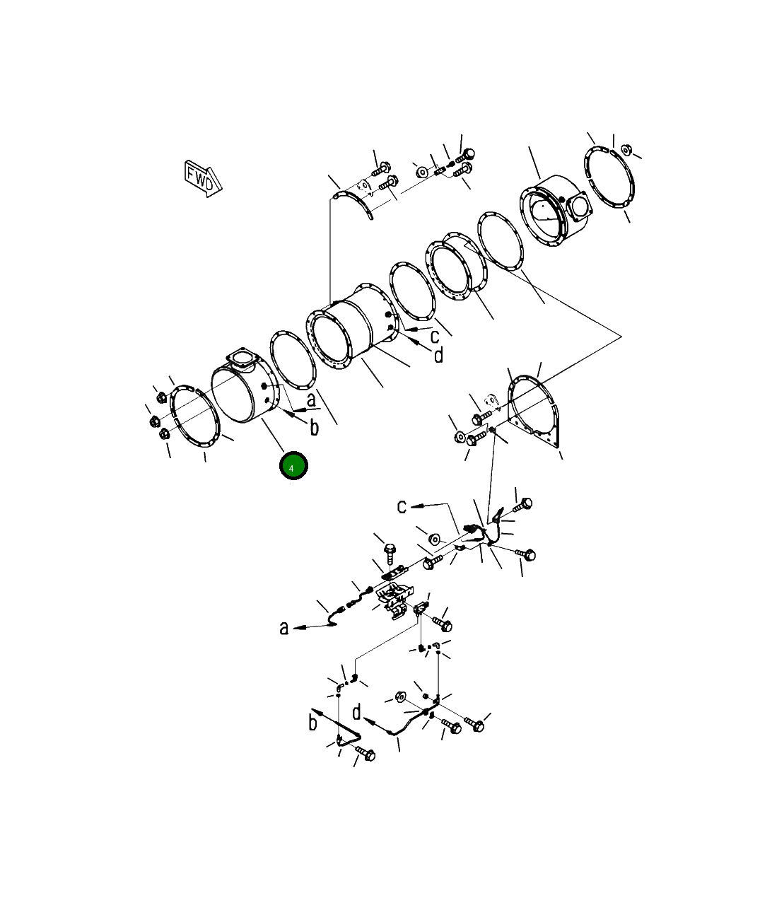 Корпус 6526-41-1010 Komatsu