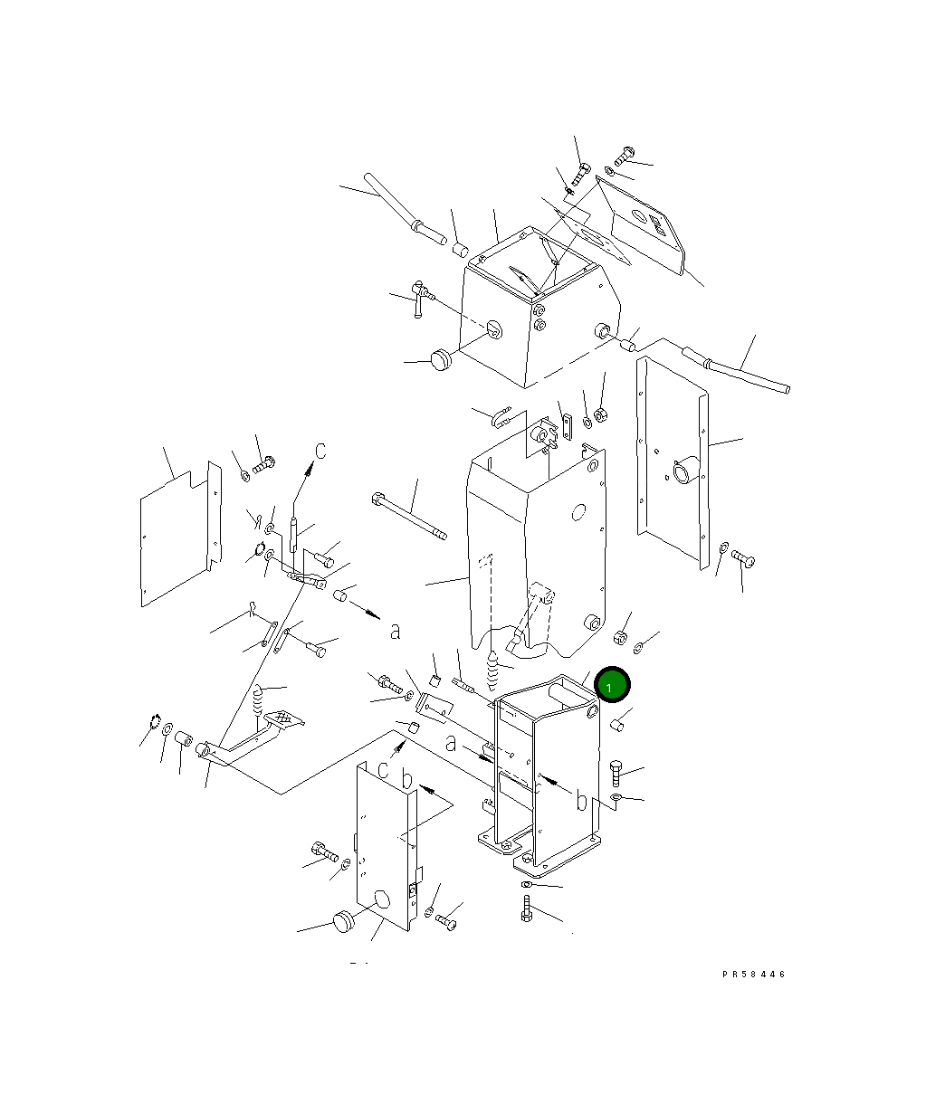 Кронштейн 23D-43-21150 Komatsu