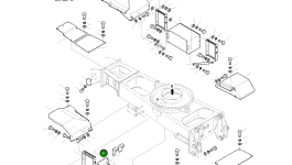 Кронштейн 2145-1182A Komatsu