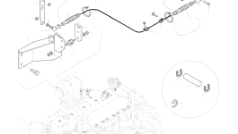 Кронштейн CU3923254 Komatsu