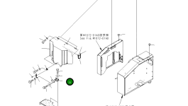 Кронштейн 8240-54-4560 Komatsu