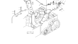 Кронштейн 154-06-74260 Komatsu