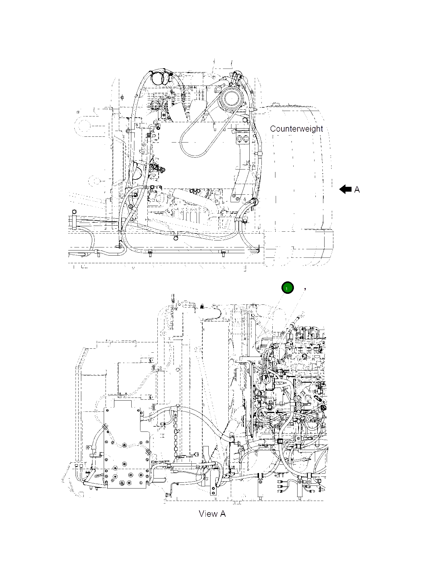 Кронштейн 21K-97-97661 Komatsu