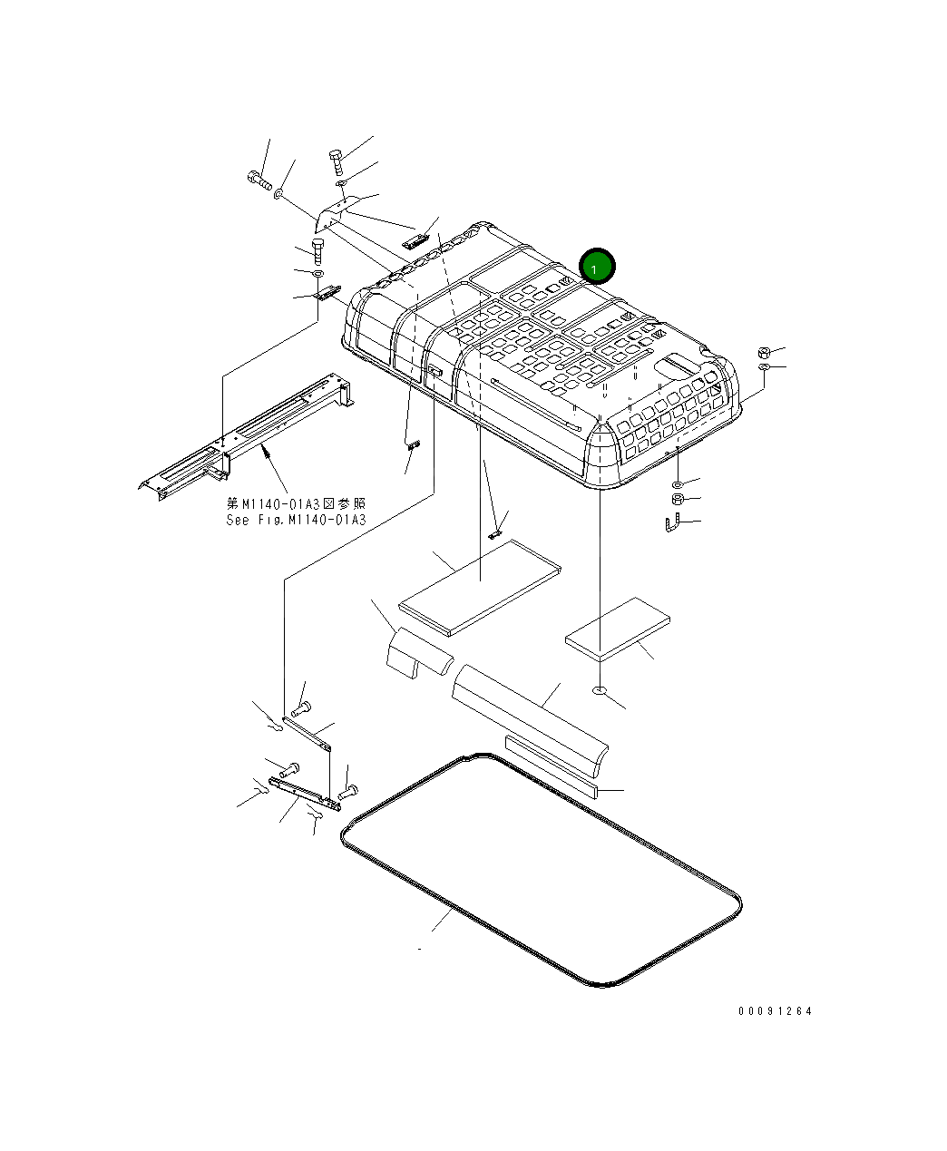 Капот 208-54-71111 Komatsu