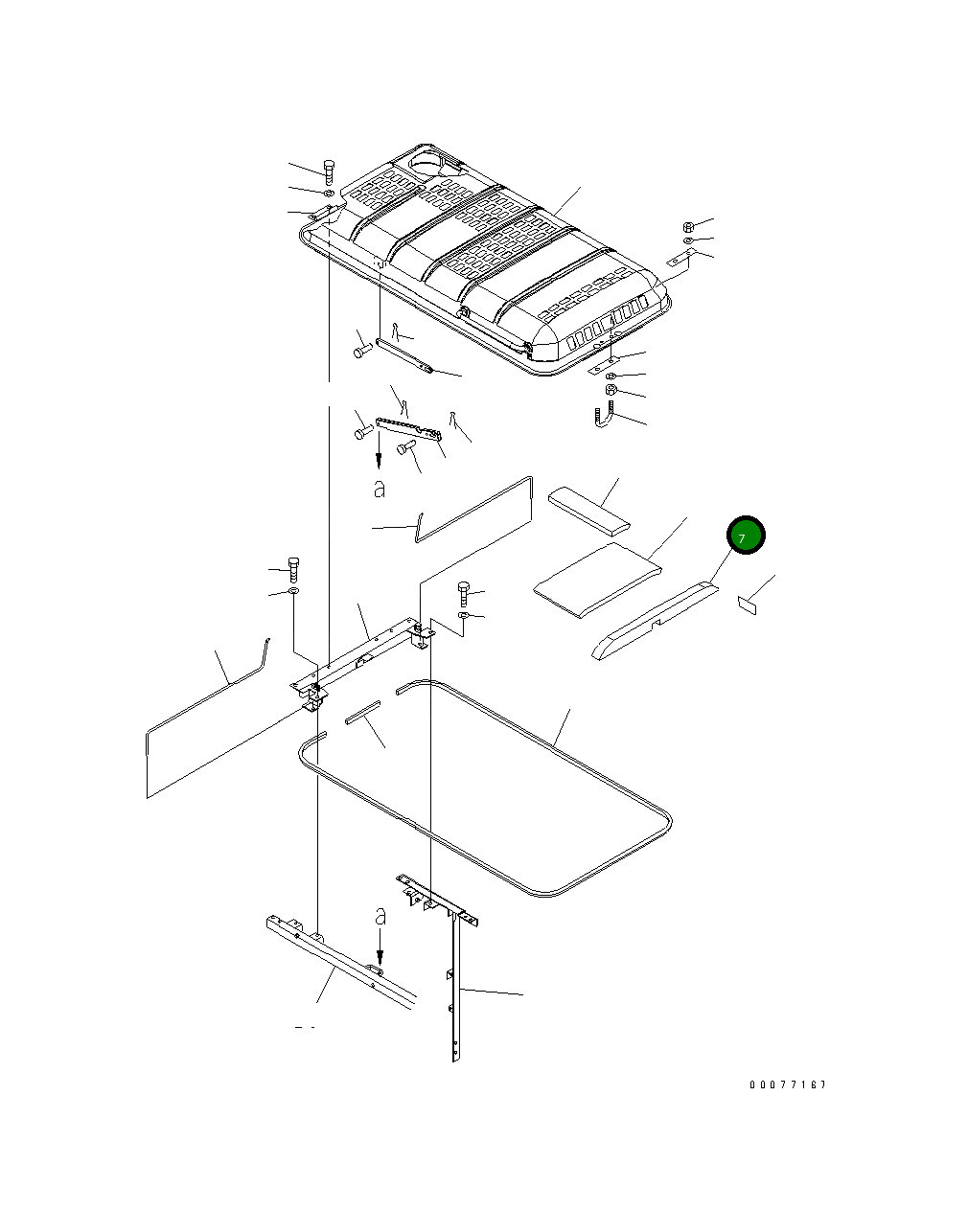 Лист 20Y-54-A6310 Komatsu