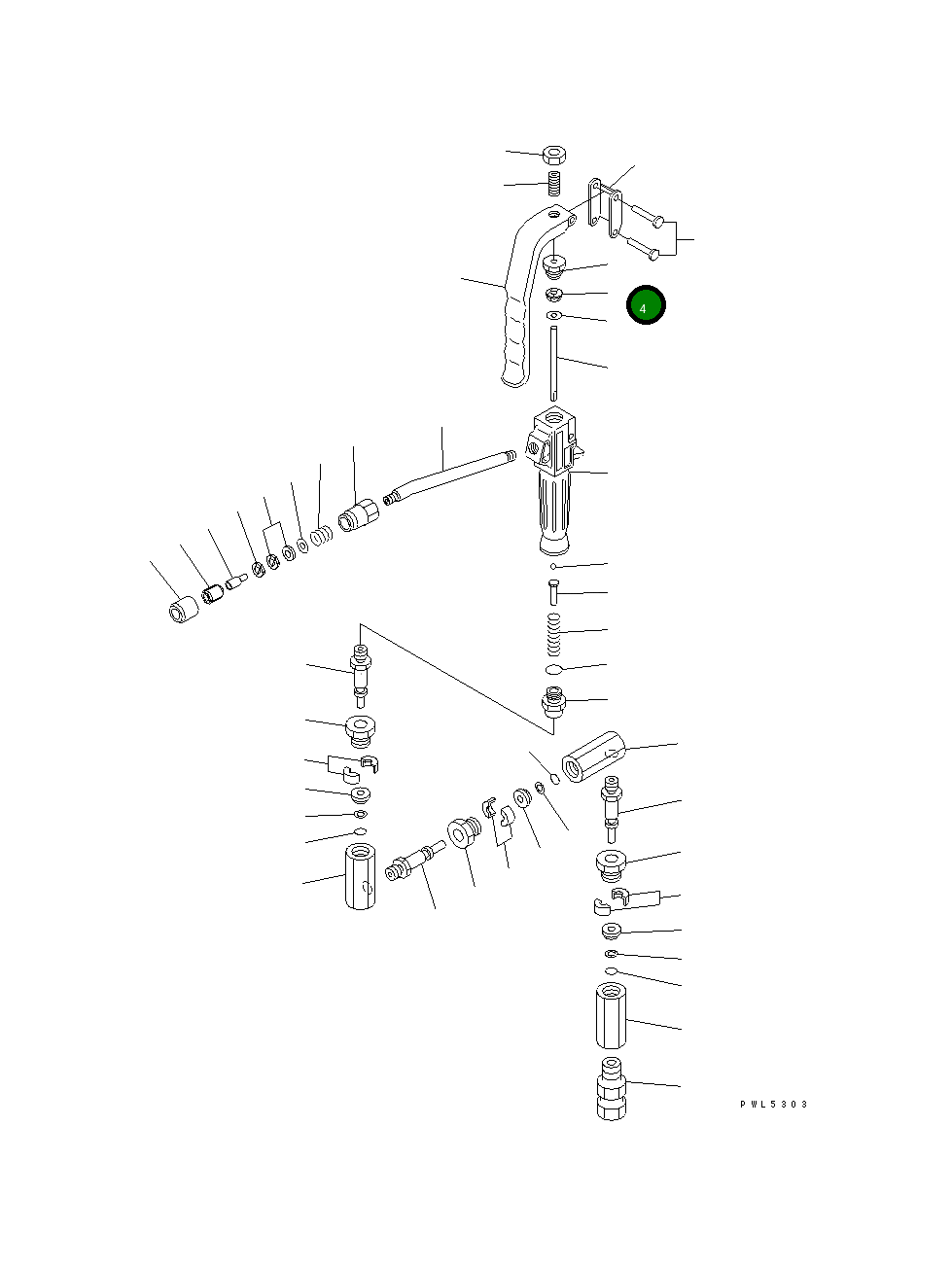Набивка YU772160 Komatsu