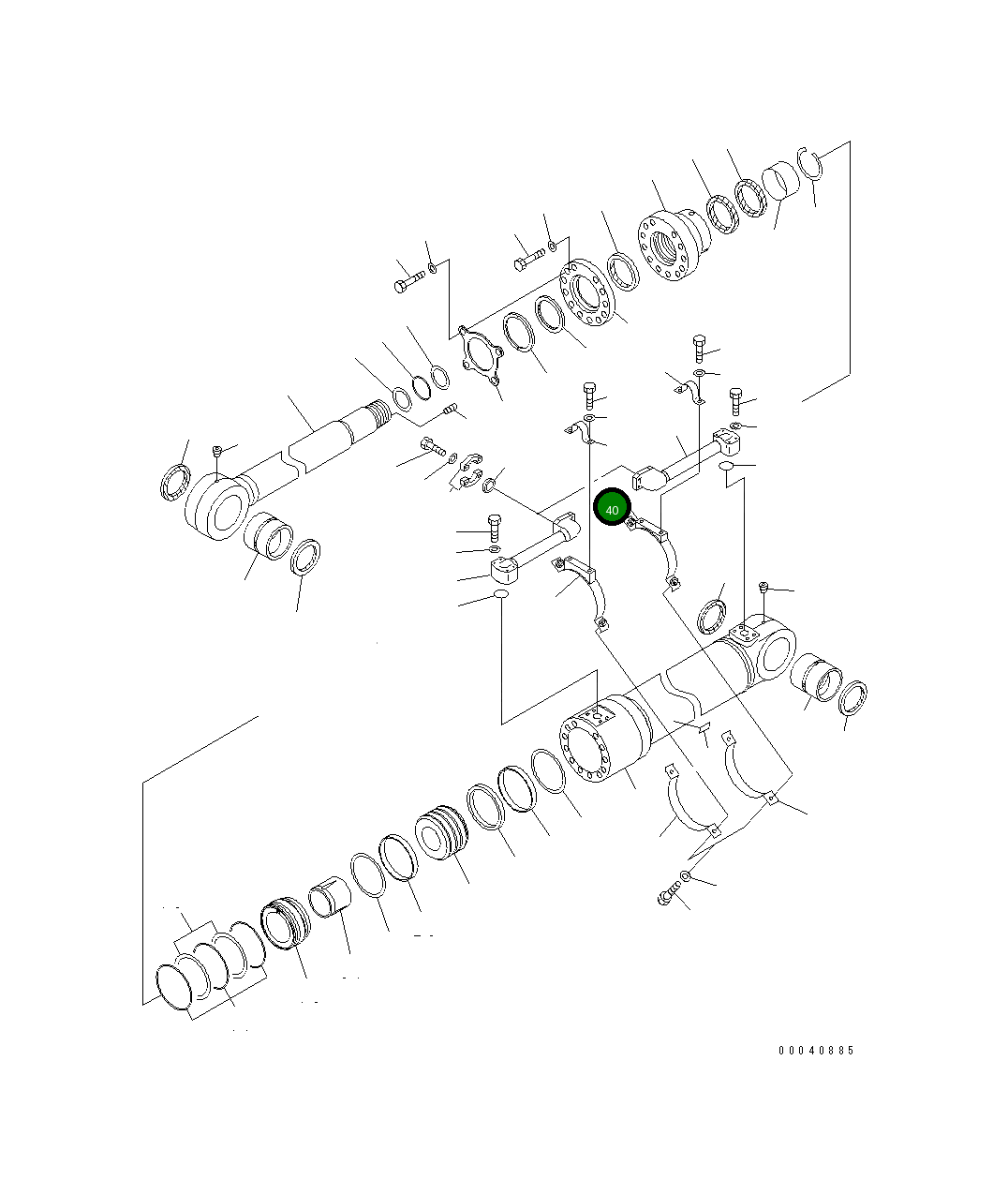 Кронштейн 707-88-22510 Komatsu