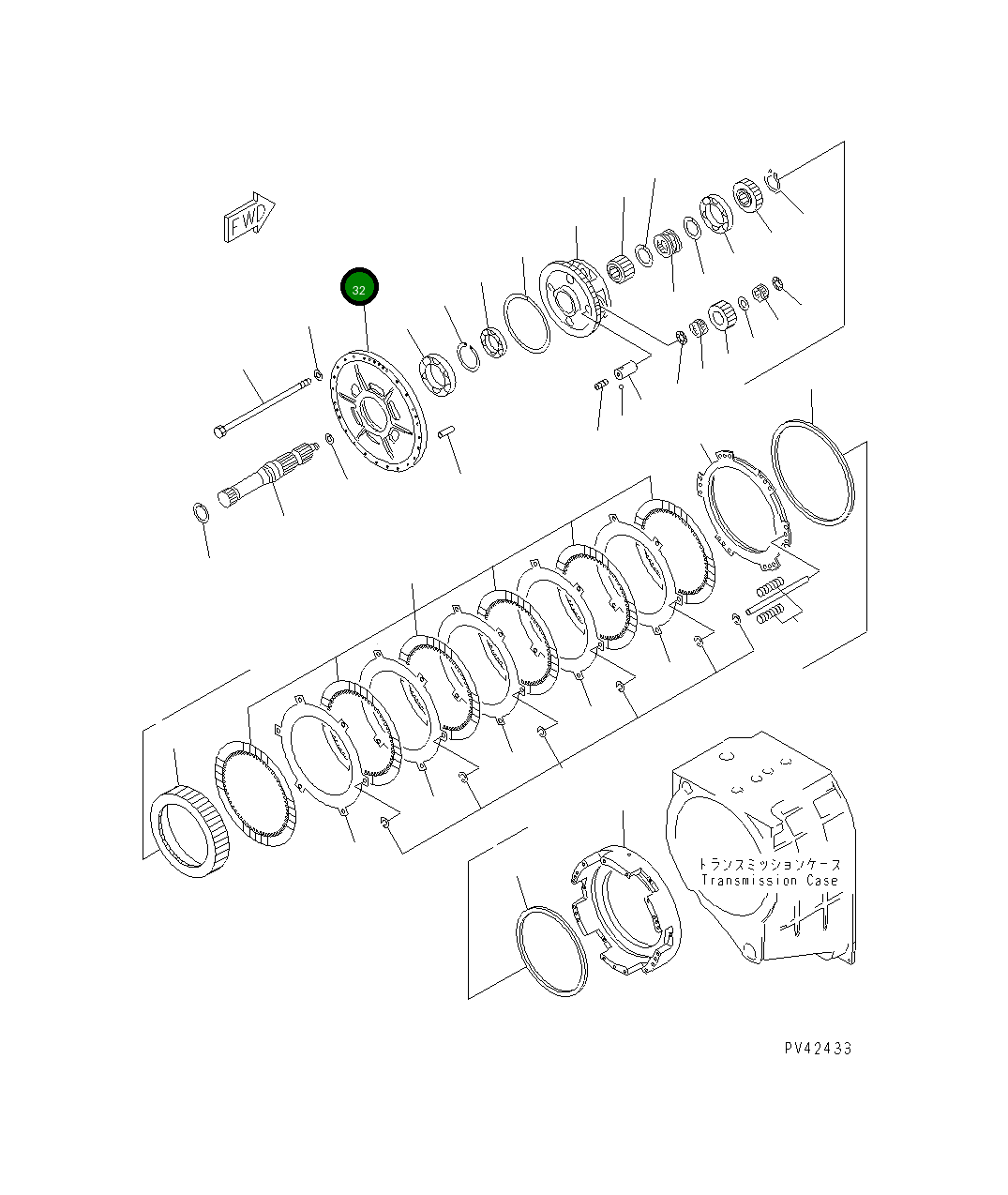 Корпус 427-15-11190 Komatsu