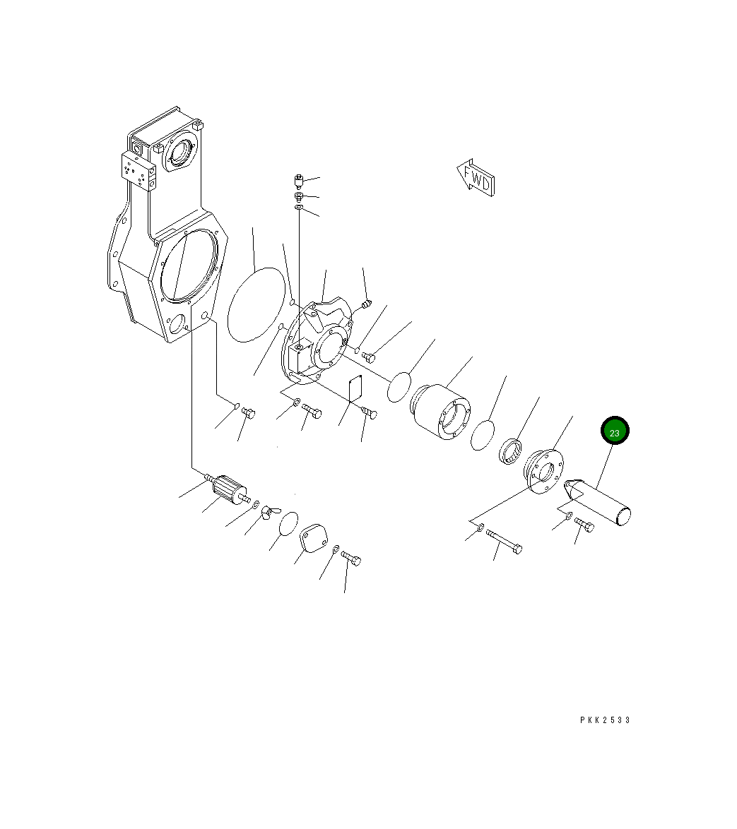 Колпак 12G-X56-1280 Komatsu