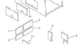 Лист 417-54-17160 Komatsu