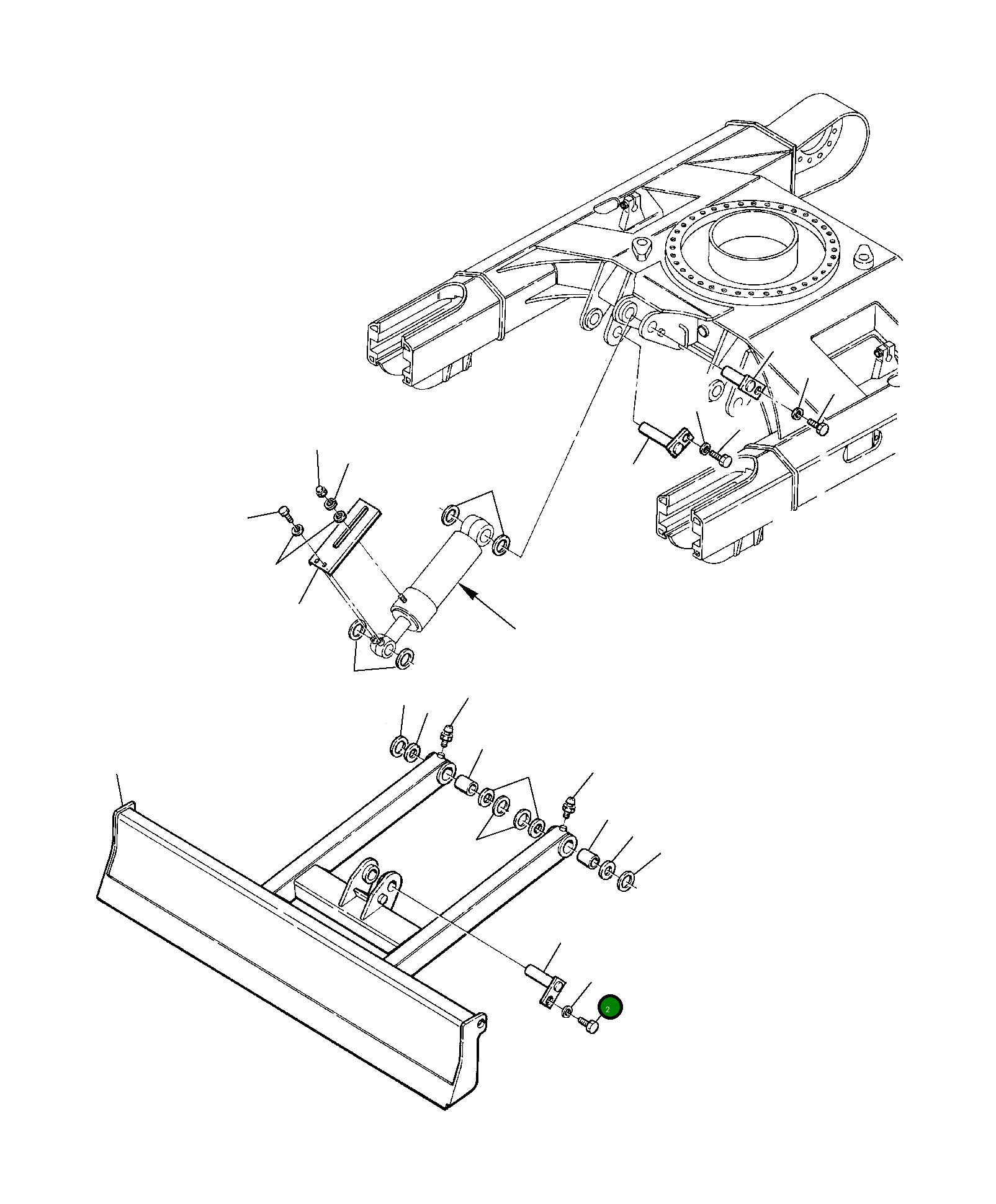 Палец 21D-09-43120 Komatsu