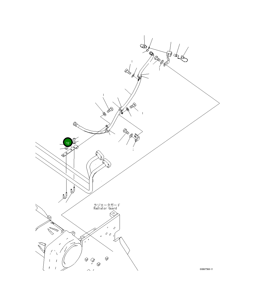 Кронштейн 198-03-79150 Komatsu