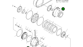 Клетка 23B-25-33112 Komatsu