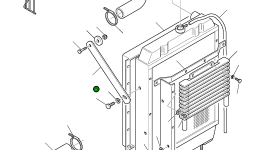 Кронштейн 332207623 Komatsu