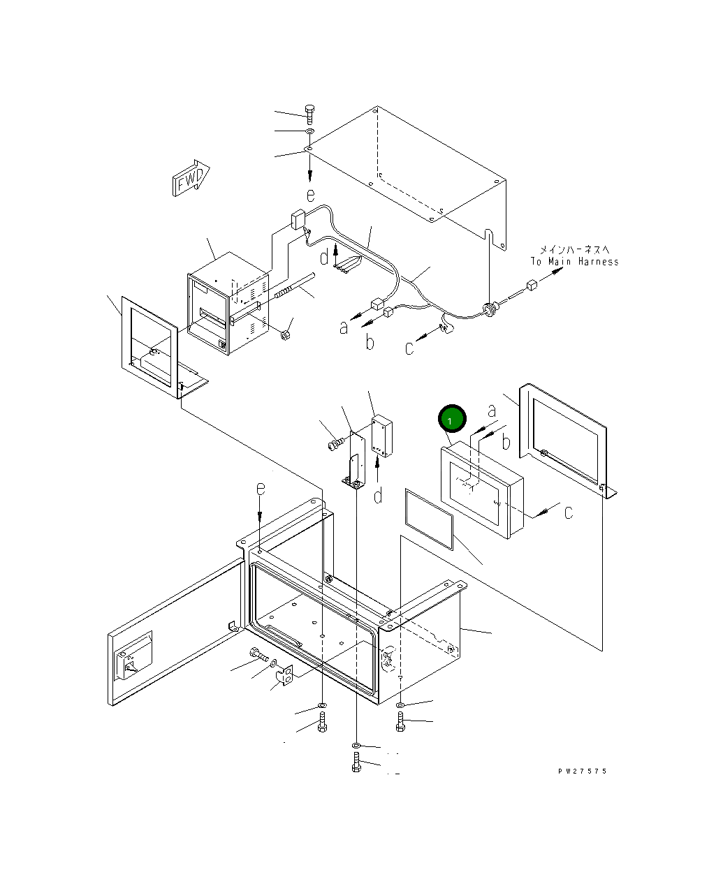 Контроллер 8288-06-1570 Komatsu
