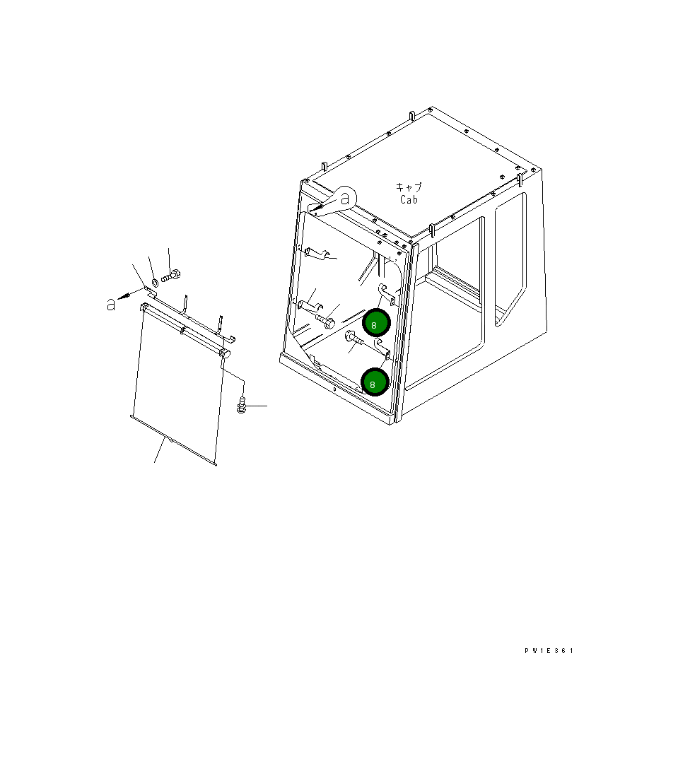 Кронштейн 21T-54-65620 Komatsu